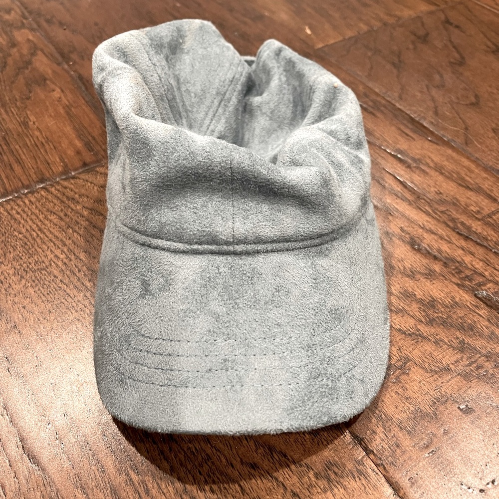 Suede Blue Hat